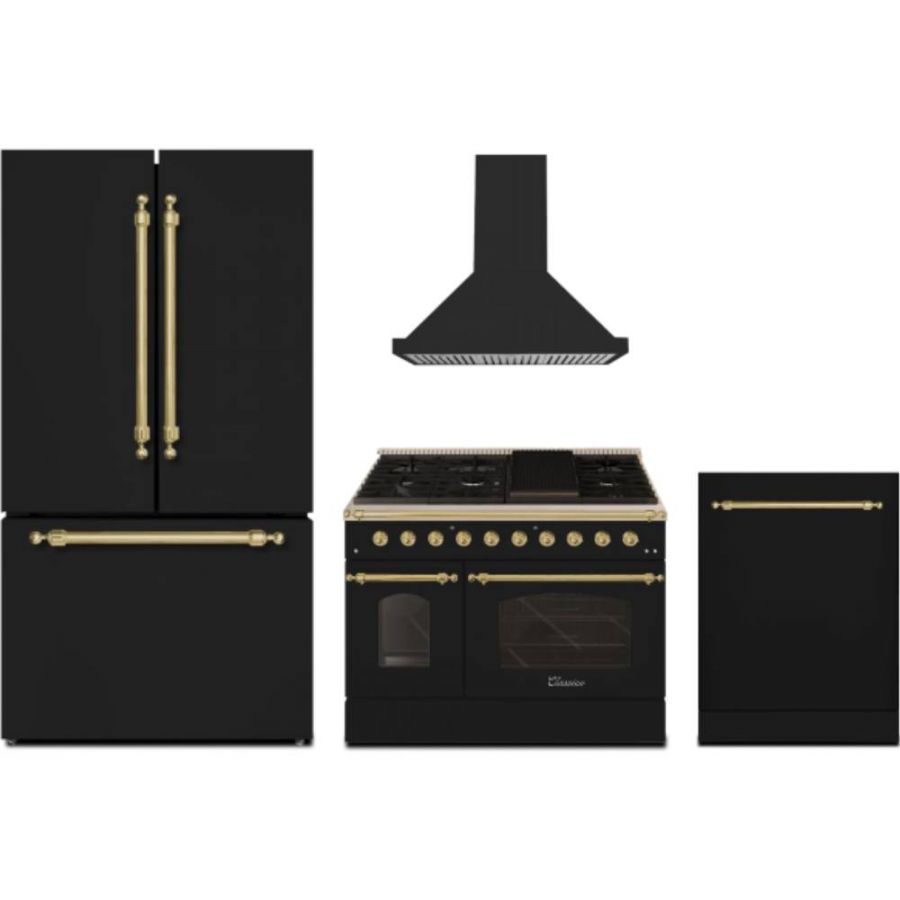 Thor Kitchen 2-Pc Package - 36 Gas Range & Hood I HOD