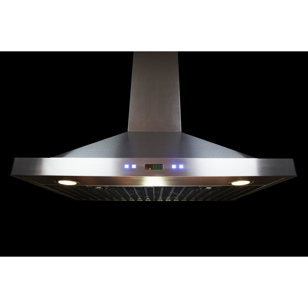 Forno 30 Inch Siena Wall Mount Range Hood in Stainless Steel with 450 CFM Motor (FRHWM5084-30)