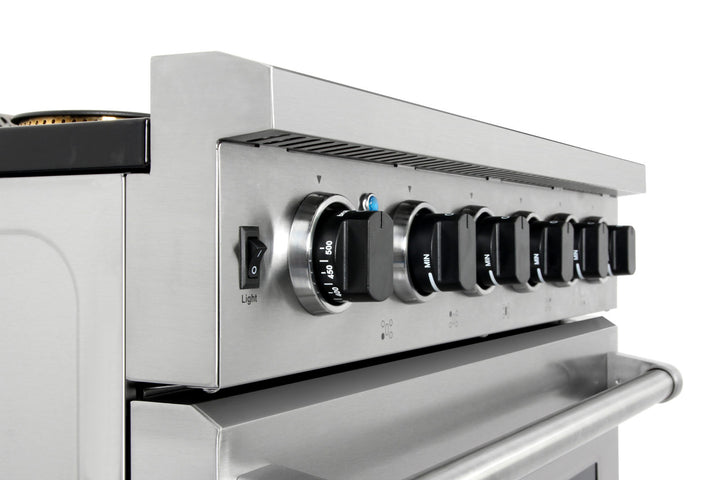 Thor Kitchen Appliance Package - 30 Inch Natural Gas Range, Range Hood, Refrigerator, Dishwasher, AP-LRG3001U-3