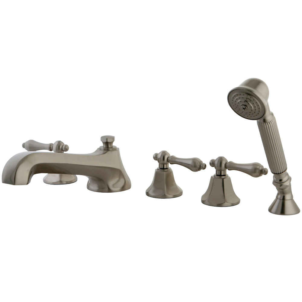 Kingston Brass KS43015AL Roman Tub Faucet with Hand Shower,