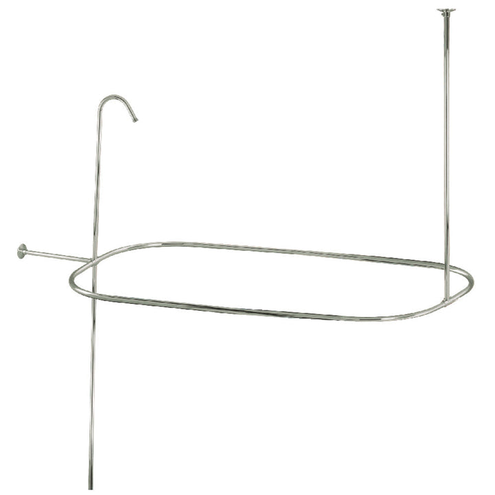 Kingston Brass ABT1040-2 Oval Shower Riser with Enclosure,
