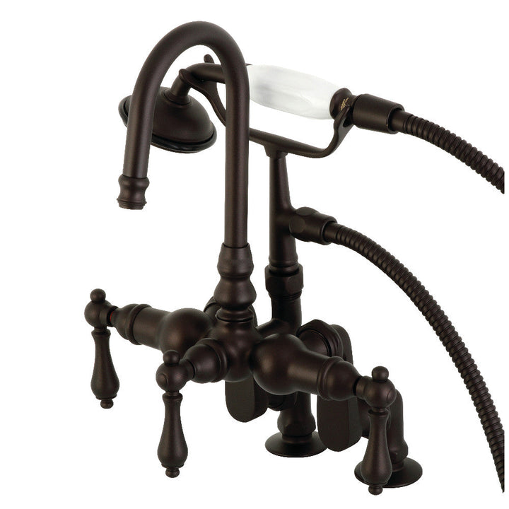 Kingston Brass CC614T1 Vintage Clawfoot Tub Faucet with Hand Shower,