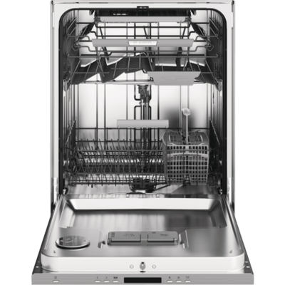 Asko 40 Series 24 Inch Wide 16 Place Setting Energy Star Rated Built-In Top Control Dishwasher with Turbo Drying and Pro Handle