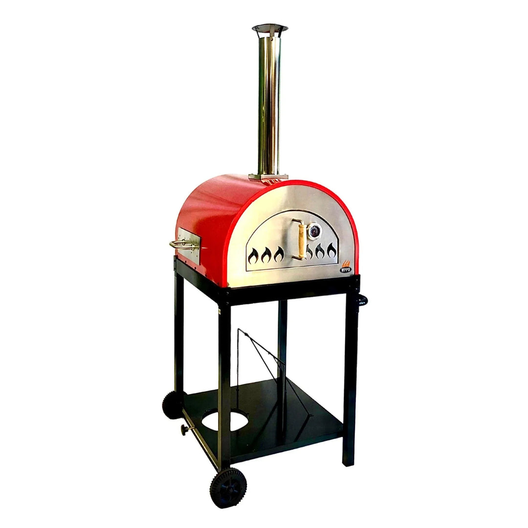 WPPO Traditional 25" Dual Fueled Pizza Oven With Gas Attachment