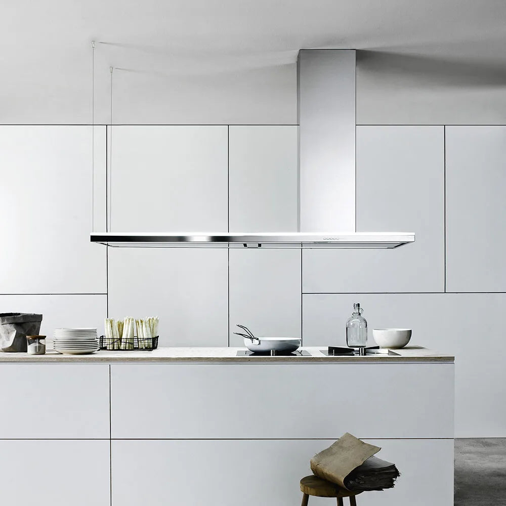 Falmec Lumen Isola 70 in. Overhang Island Mount Range Hood in Stainless Steel (FDLUM70I5SS)