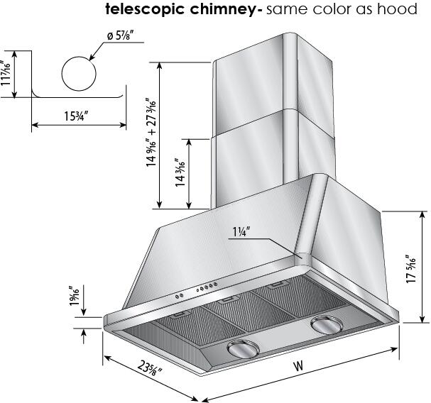 ILVE 48 in. Majestic Antique White Wall Mount Range Hood with 850 CFM Blower, UAM120AW