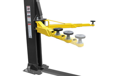 BendPak XPR-12FDL Two-Post Car Lift (5175403) 12,000-lb. Capacity / Two-Post Lift / Floorplate / Direct-Drive / Triple-Telescoping Arms