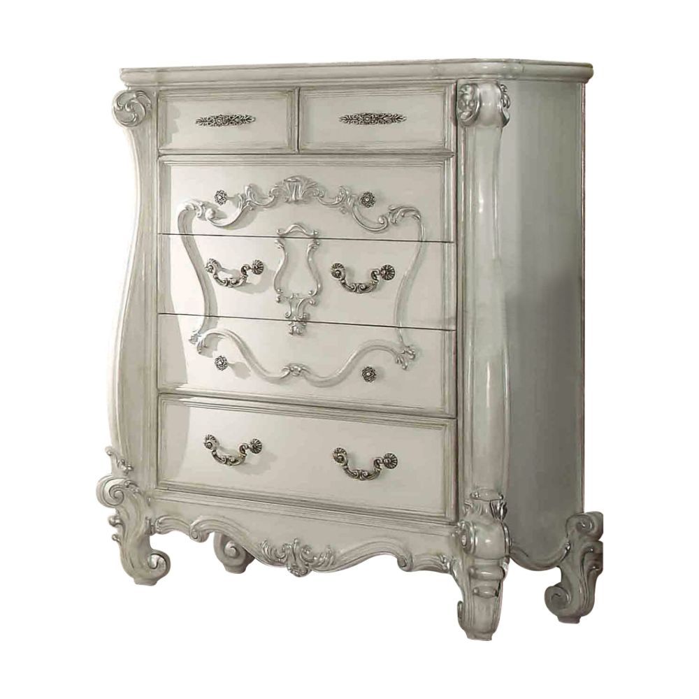 Acme Furniture Versailles Chest in Bone White Finish 21136