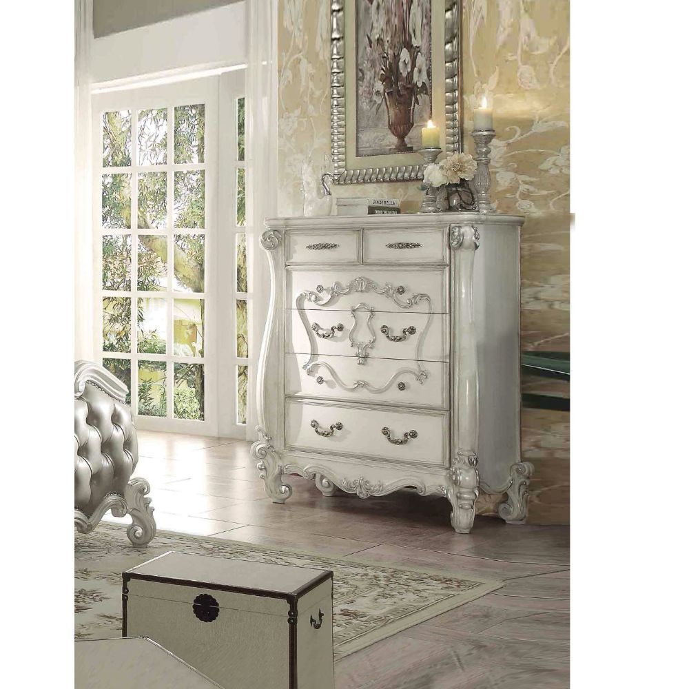 Acme Furniture Versailles Chest in Bone White Finish 21136