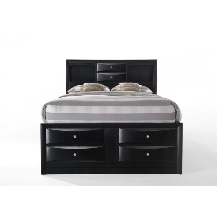 Acme Furniture Ireland Full Bed W/Storage in Black Finish 21620F