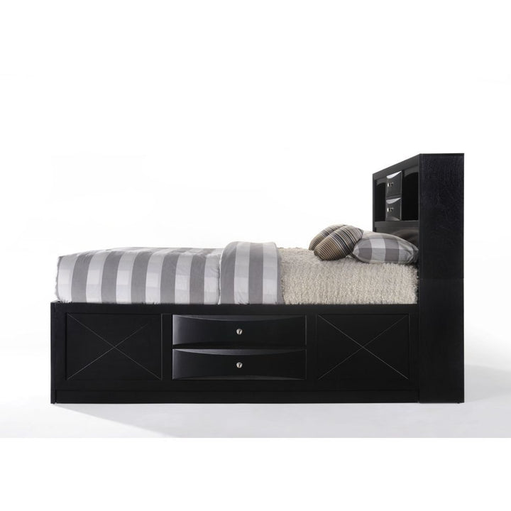 Acme Furniture Ireland Full Bed W/Storage in Black Finish 21620F