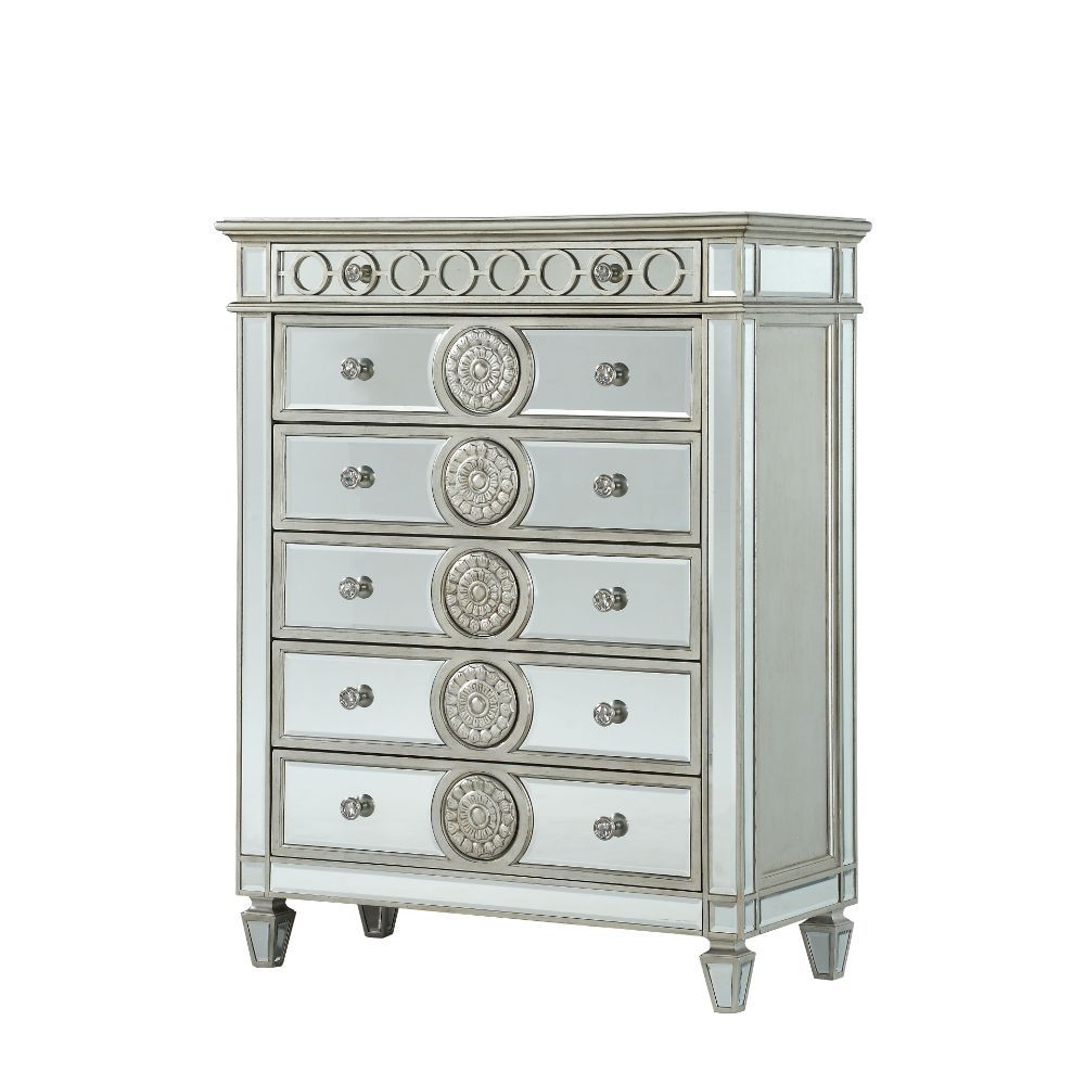 Acme Furniture Varian Chest in Mirrored 26156