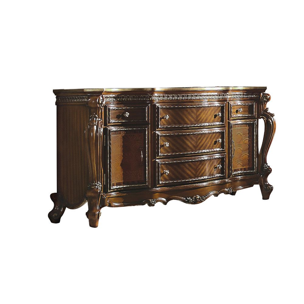 Acme Furniture Picardy Dresser in Honey Oak Finish 27845
