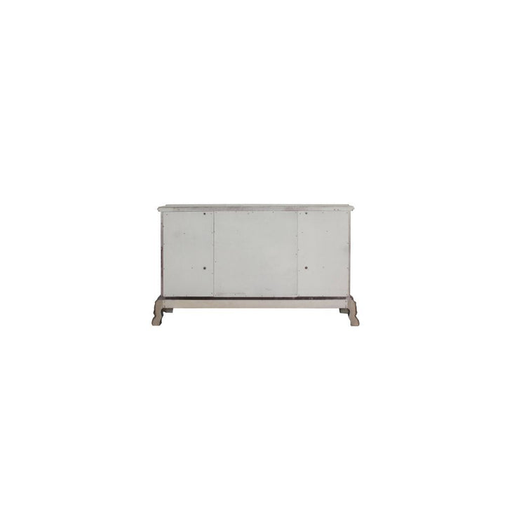 Acme Furniture Dresden Dresser in Vintage Bone White Finish 28175