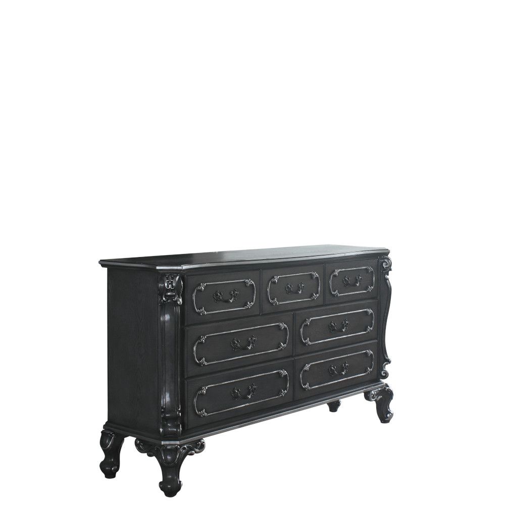 Acme Furniture House Delphine Dresser in Charcoal Finish 28835