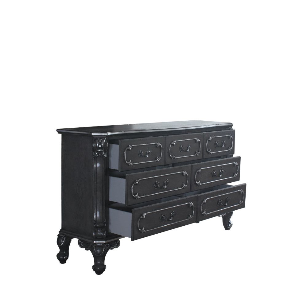 Acme Furniture House Delphine Dresser in Charcoal Finish 28835