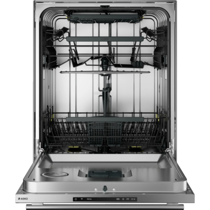 Asko Logic 24 Inch Wide 16 Place Setting Built-In Top Control Dishwasher with T-Bar Handle, Turbo Combi Drying™, and Auto Door Open Drying™