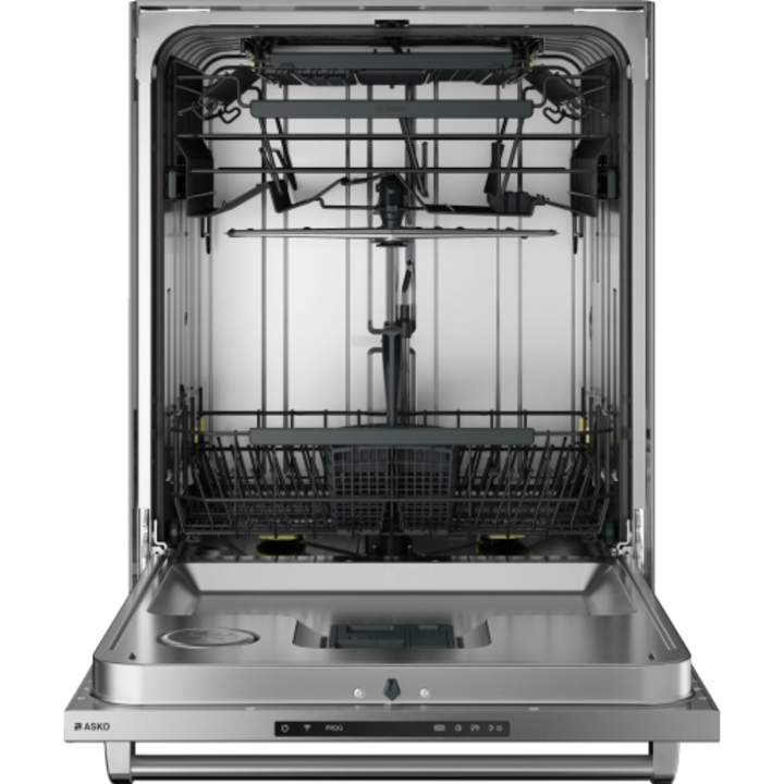 Asko Logic 24 Inch Wide 16 Place Setting Built-In Top Control Dishwasher with Pro Handle, Turbo Combi Drying™, and Auto Door Open Drying™