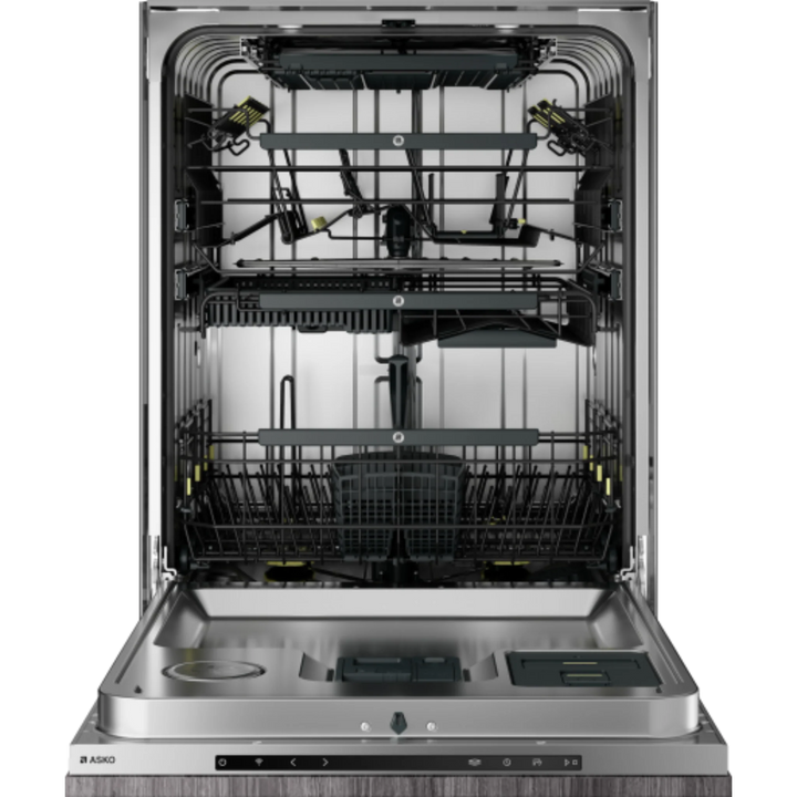 Asko Style 24 Inch Wide 18 Place Setting Built-In Panel Ready Top Control Dishwasher with XXL Tub, Water Softener, and Auto Door Open Drying™