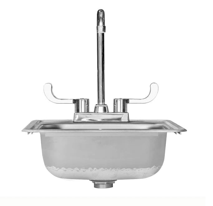 True Flame - 15x15" Drop-in Sink - TF-NK-15D