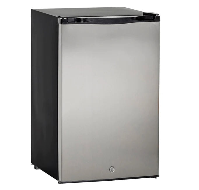 True Flame - 24" 5.3C Outdoor Rated Fridge Right to Left Opening - TF-RFR-24S-R