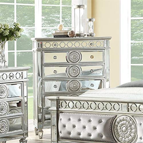 Acme Furniture Varian Chest in Mirrored 26156