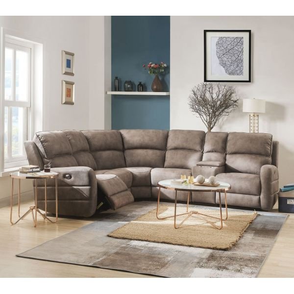 Acme Furniture Olwen Power Motion Sectional Sofa 54590