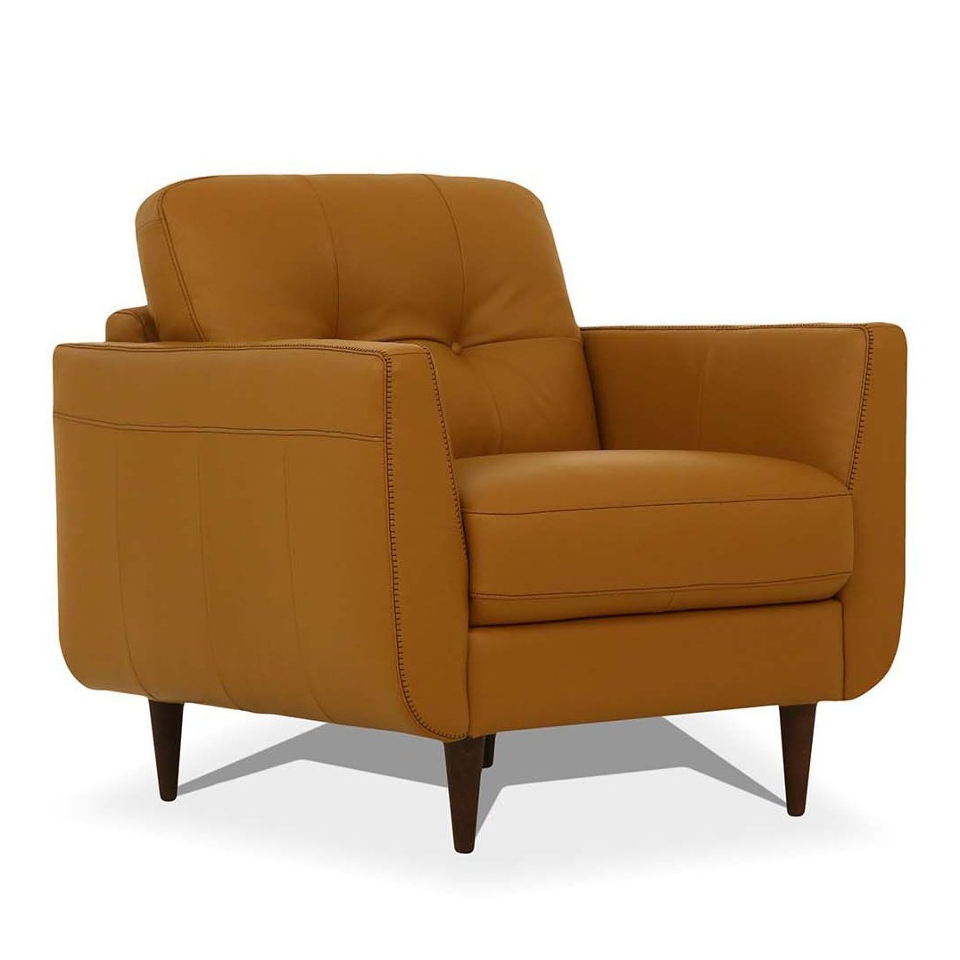 Acme Furniture Radwan Chair in Camel Leather 54957