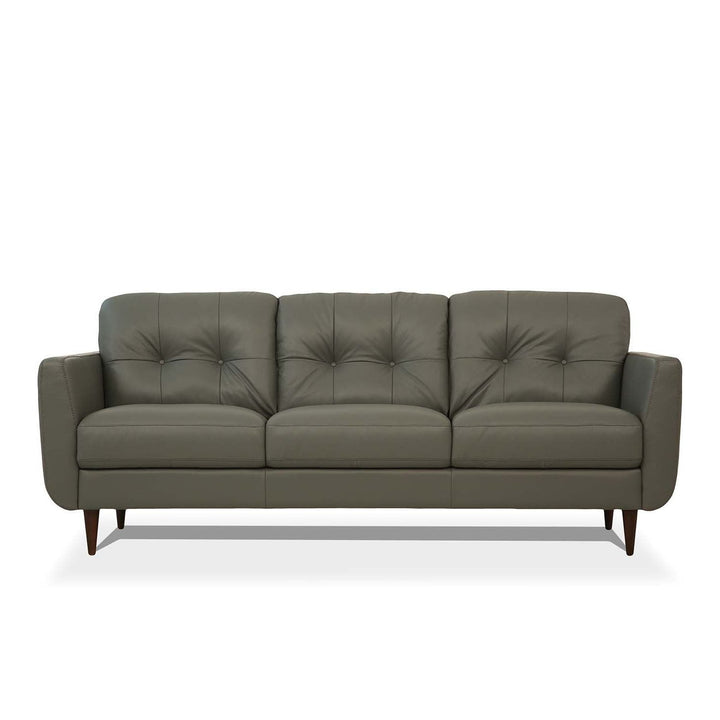 Acme Furniture Radwan Sofa in Pesto Green Leather 54960