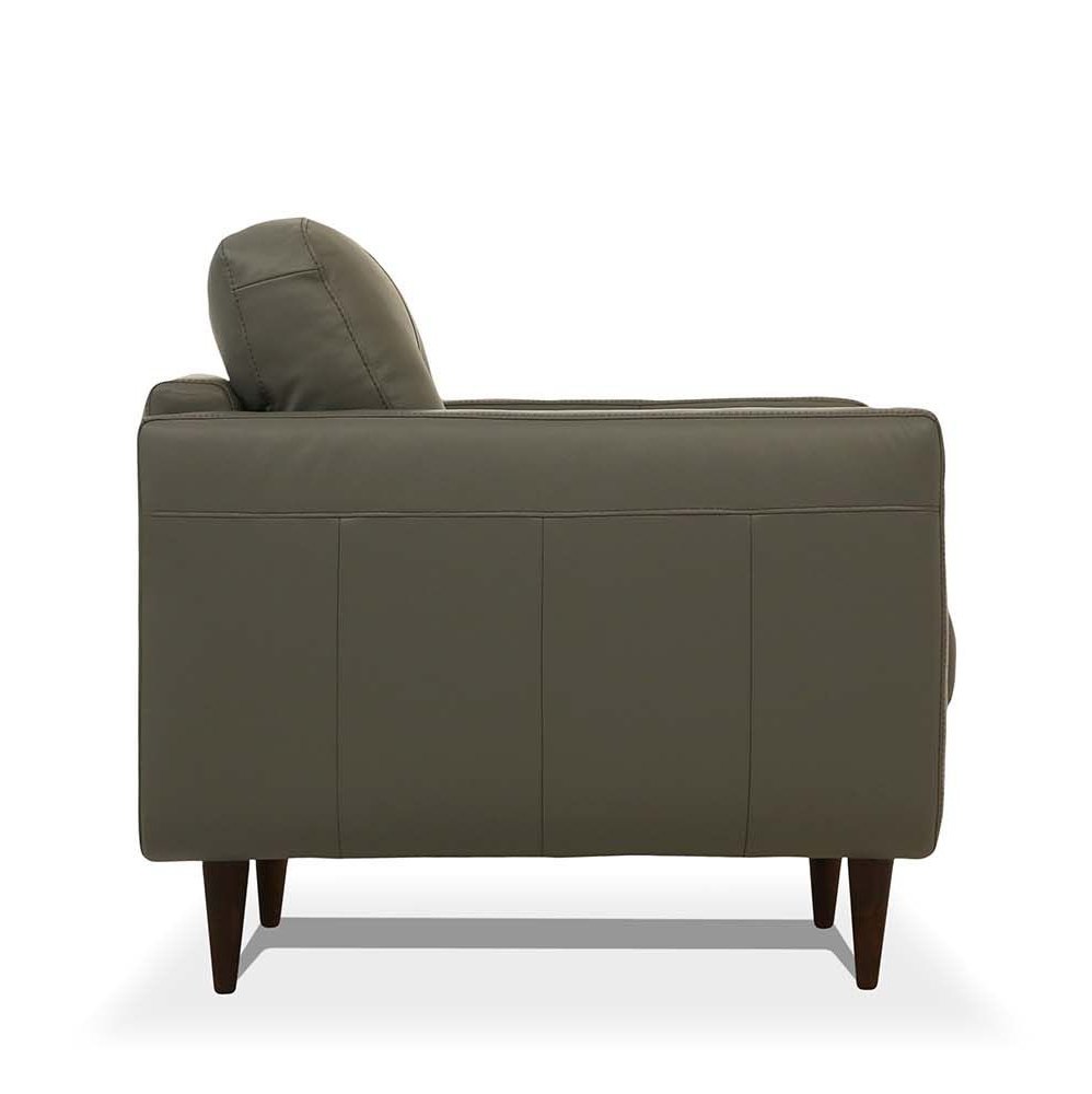 Acme Furniture Radwan Sofa in Pesto Green Leather 54960