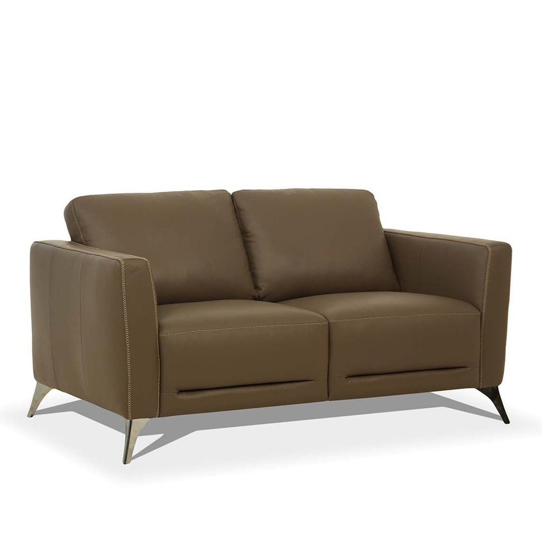 Acme Furniture Malaga Loveseat in Taupe Leather 55001