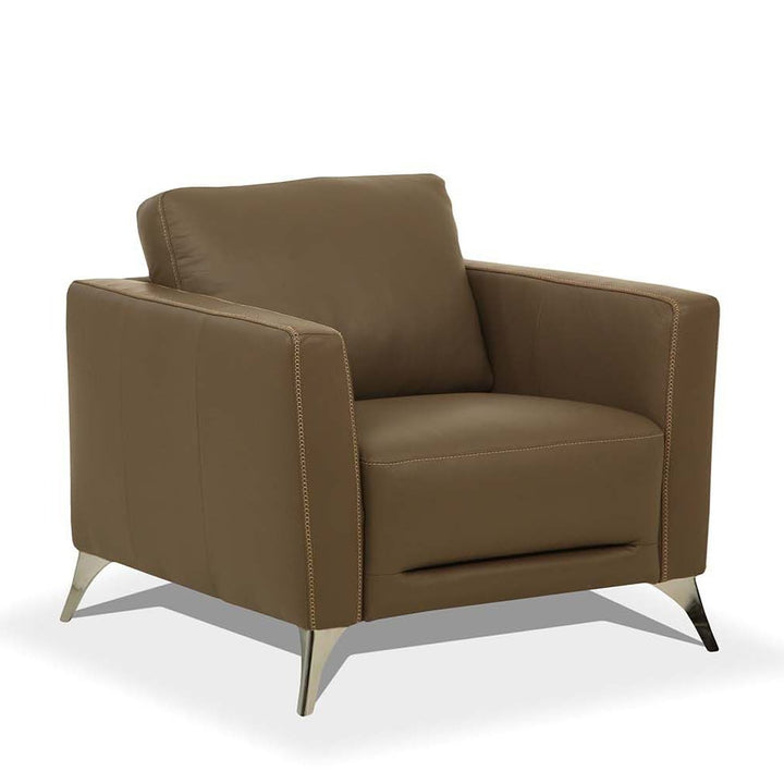 Acme Furniture Malaga Chair in Taupe Leather 55002