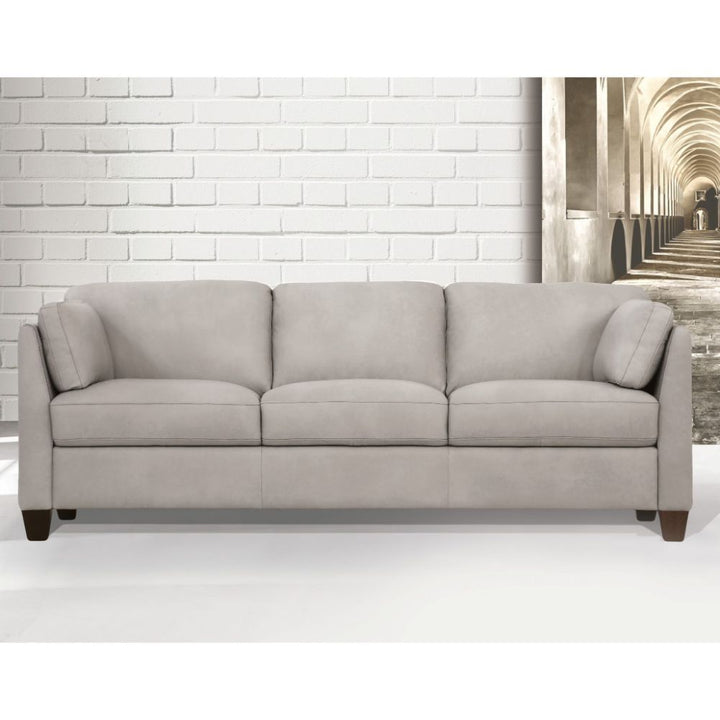 Acme Furniture Matias Sofa in Dusty White Leather 55015