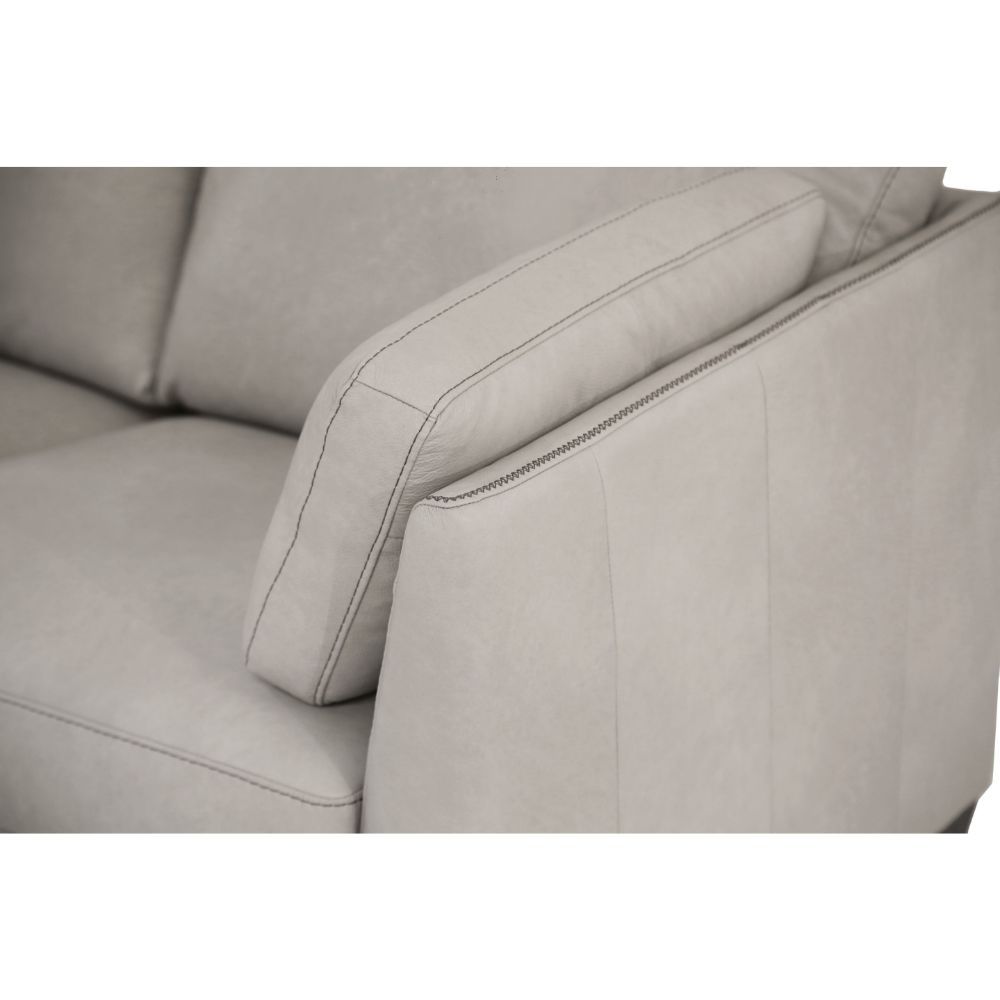 Acme Furniture Matias Sofa in Dusty White Leather 55015