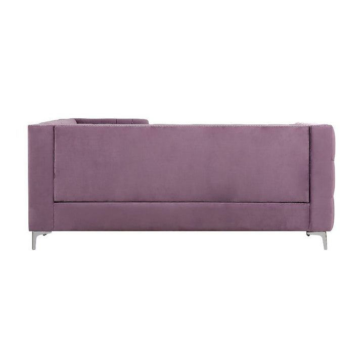 Acme Furniture Rhett Sectional Sofa in Lavender Velvet 55500