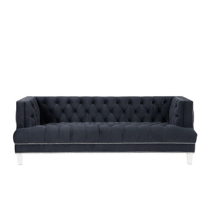 Acme Furniture Ansario Sofa in Charcoal Velvet 56460