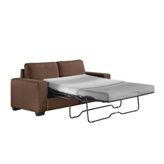Acme Furniture Zoilos Sofa W/Sleeper in Brown Fabric 57210