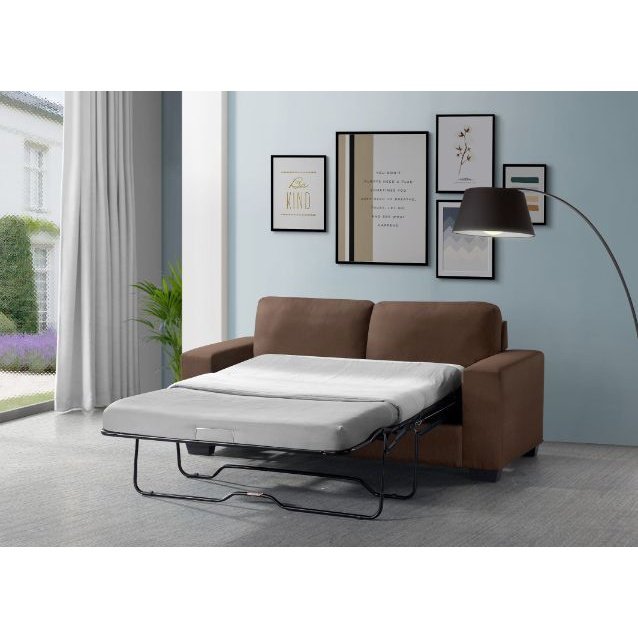 Acme Furniture Zoilos Sofa W/Sleeper in Brown Fabric 57210