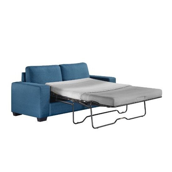 Acme Furniture Zoilos Sofa W/Sleeper in Blue Fabric 57215