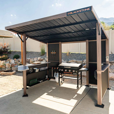 Blackstone 10' x 10' Pavilion for Backyard Bar and Grill
