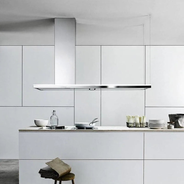 Falmec Lumen Isola 70 in. Overhang Island Mount Range Hood in Stainless Steel (FDLUM70I5SS)