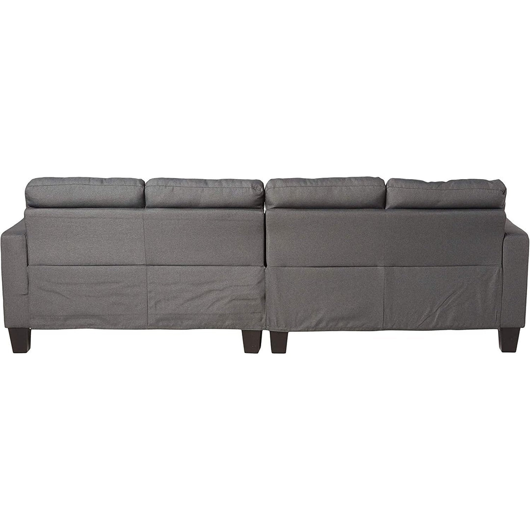 Acme Furniture Earsom Sectional Sofa in Gray Linen 52760