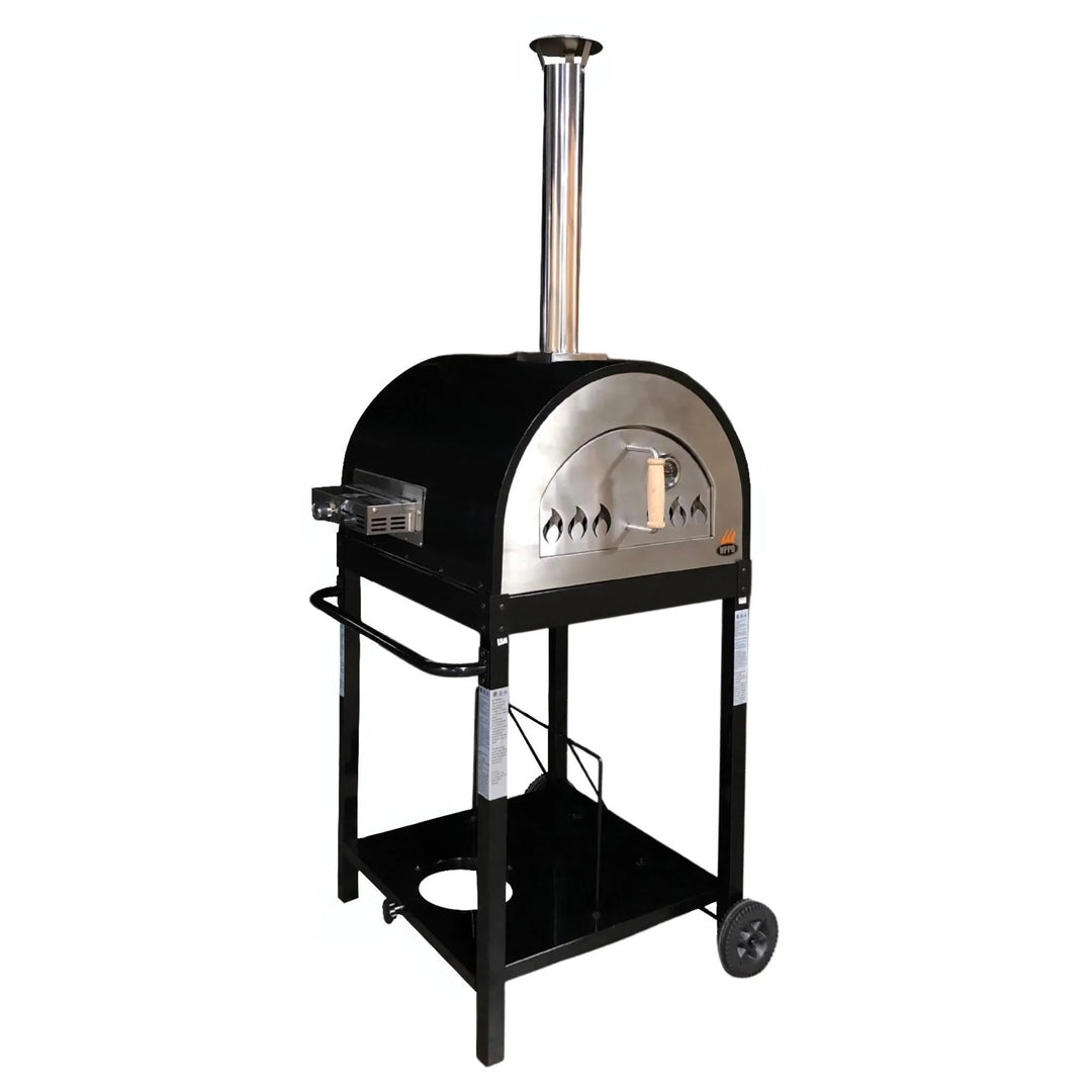 WPPO Traditional 25" Dual Fueled Pizza Oven With Gas Attachment