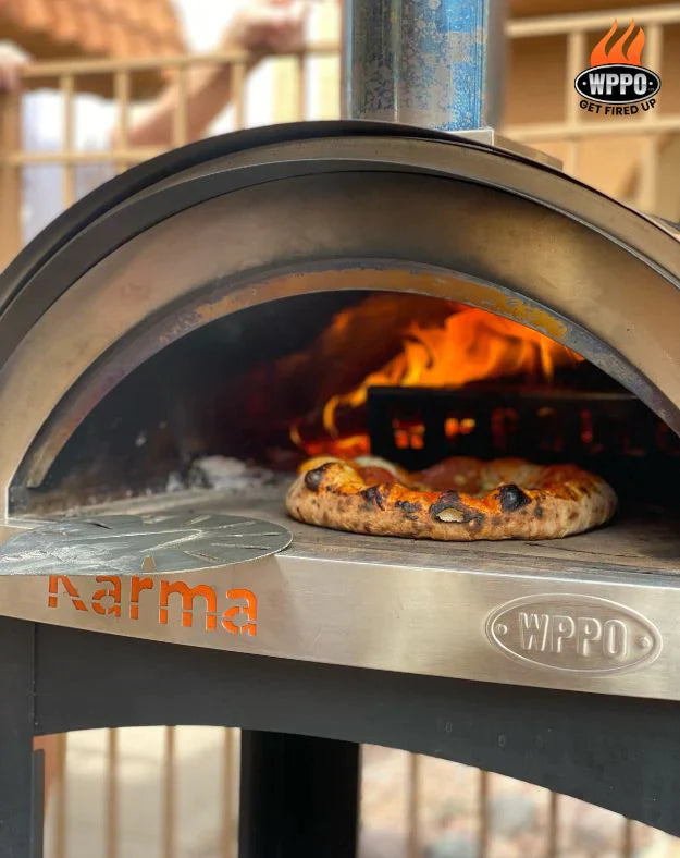 WPPO Karma 25 Colored Wood-Fired Oven With Stand / Cart - WKK-01S-WS-