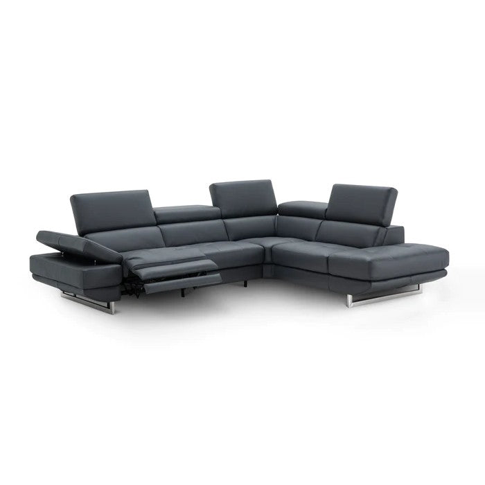 J&M Furniture Annalaise Italian Leather Sectional