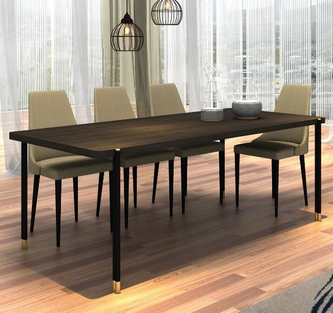 J&M Furniture Bosa Collection Modern Dining Table