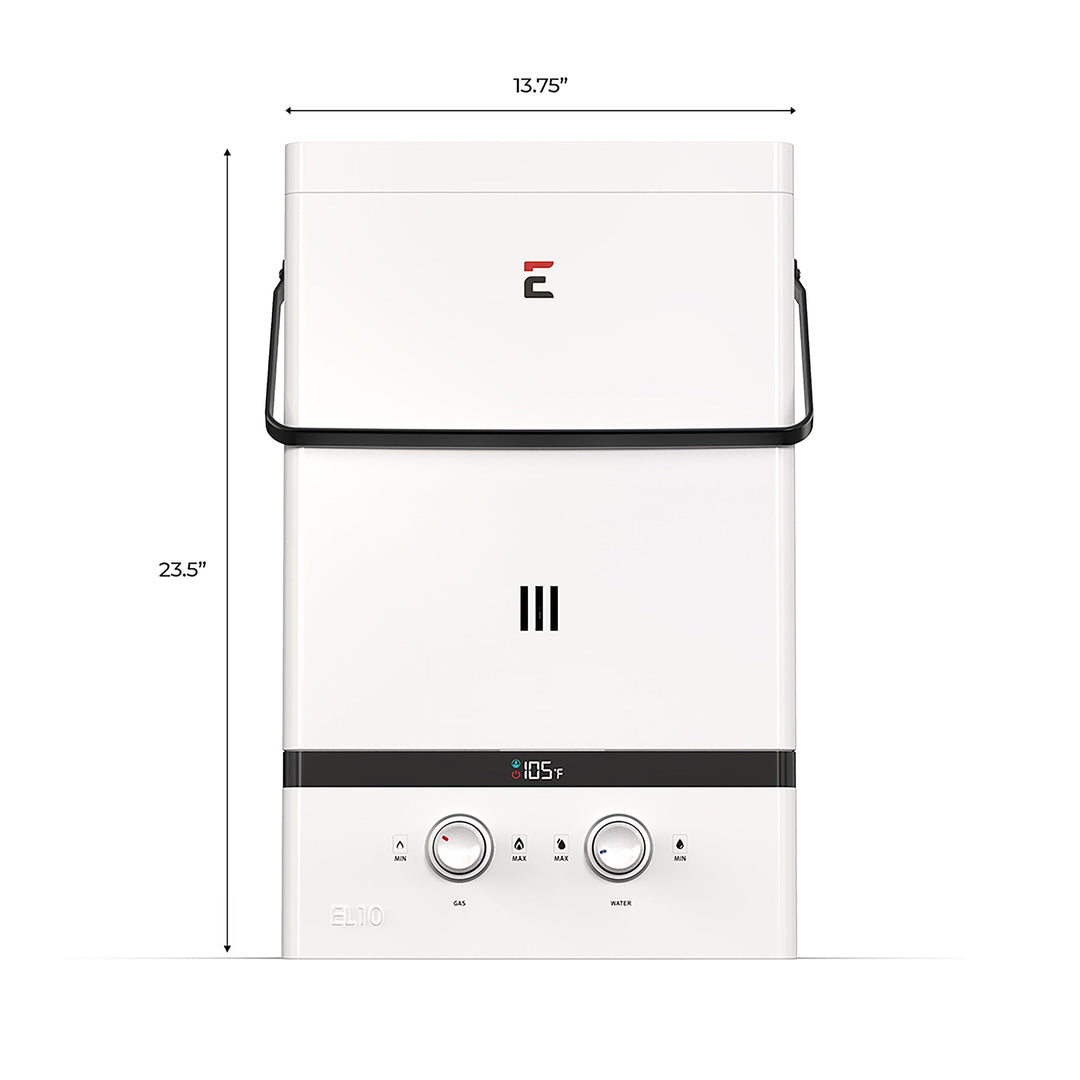 Eccotemp Luxé 3.0 GPM Portable Outdoor Tankless Water Heater EL10