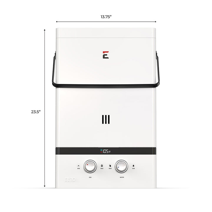 Eccotemp Luxé 3.0 GPM Portable Outdoor Tankless Water Heater EL10