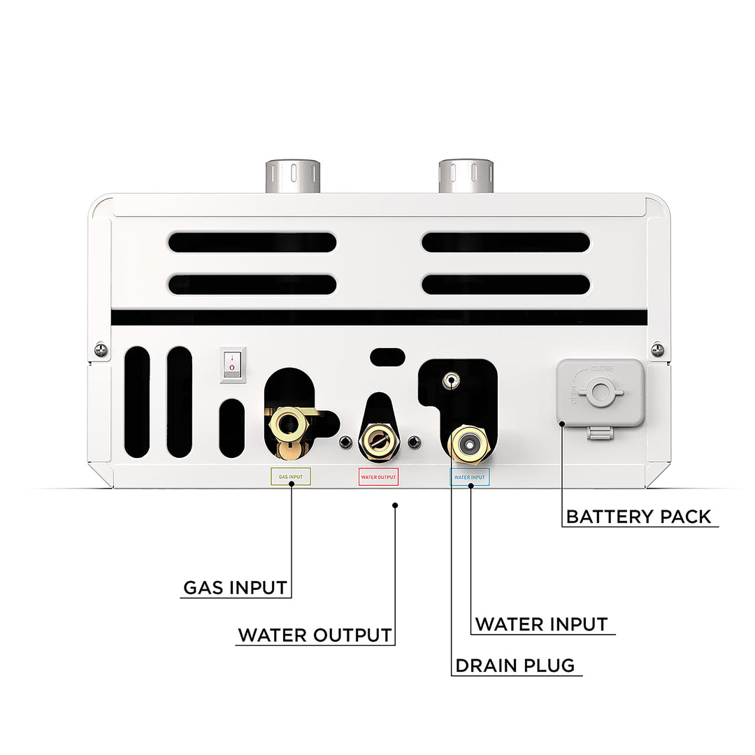 Eccotemp Luxé 3.0 GPM Portable Outdoor Tankless Water Heater EL10