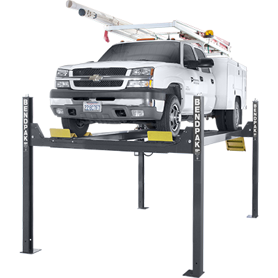 BendPak HD-14T Four-Post Car Lift (5175004) 14,000-lb. Capacity / Four-Post Lift / Tall Lift / 82" Rise